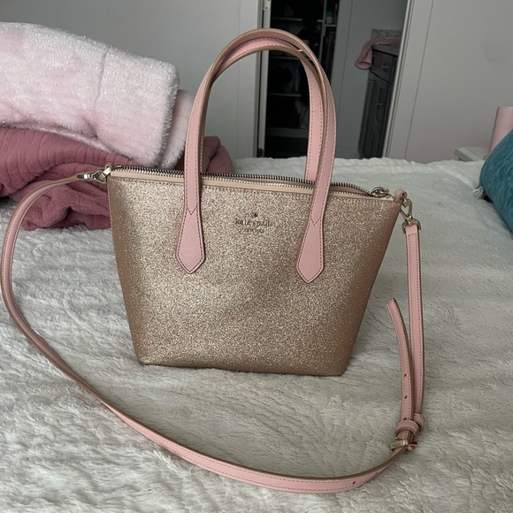Kate Spade Lola bag in pink glitter - Picture 2 of 8